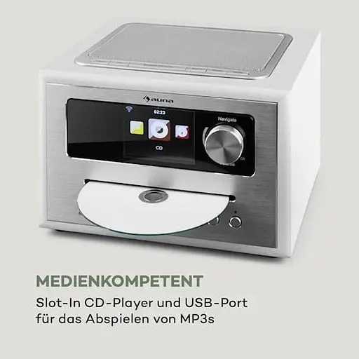 Радио-интернет Auna Silver Star CD Cube (10033004) - фото 9