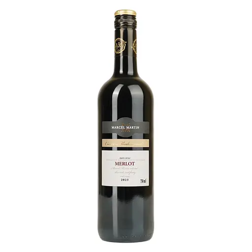 Вино Marcel Martin Merlot красное сухое 13% 0.75л - фото 1