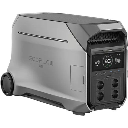 Портативна зарядна станція EcoFlow DELTA Pro 3 (ємність 4096 Вт·ч), 4000 циклів, потужність 4000 Вт (пікова 8000 Вт), 693x341x410 мм, вага 51,5 кг