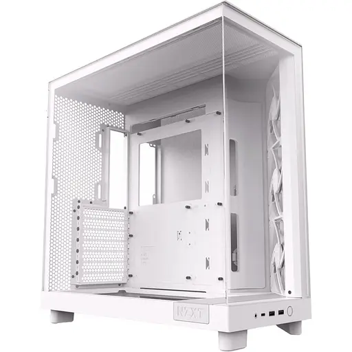 Корпус NZXT H6 Flow All white (CC-H61FW-01) Без БП Б/у - фото 2