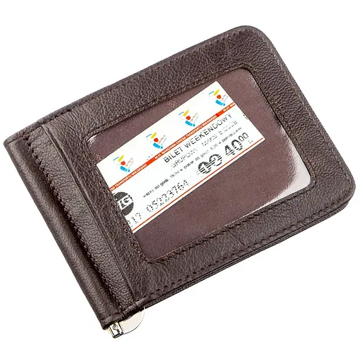 Мужской кожаный кошелек ST Leather 11х8.5 см acs0014732 - фото 4