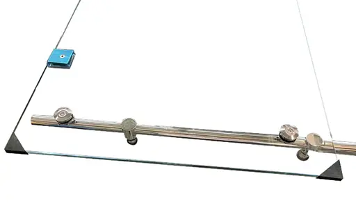 Двері в нішу Koer SR SD06-120x220-TR-01 прозоре скло Easy Clean 8 мм, хром KR5367, універсальні, прозорий, хром - фото 2