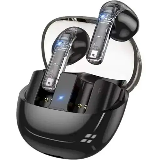 Бездротові навушники Hoco DES34 Glow BT headset Black (2098127095)