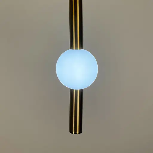 Led светильник латунный в вертикальной форме 60 см на 3 режима | Line F | Арт. YG517 wB/600 VL AB - фото 6