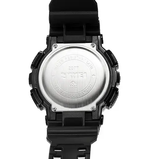 Часы мужские спортивные Skmei 2077 с компасом (Черные) - фото 9