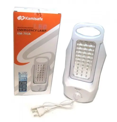 Аварийная лампа фонарь Kamisafe KM-793A 60Led - фото 5