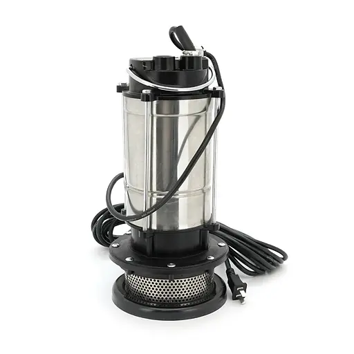 Занурювальний насос 1100W 220V до 4 м³/год підйом до 26 м 25 мм нержавіюча сталь 410х195х225 мм 11 кг. + перехідник - фото 3