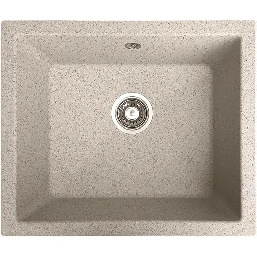 Гранітна кухонна мийка Romzha Mira U-540 Gri (802) під стільницю - фото 1