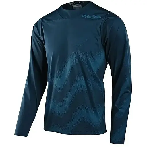 Велоджерси Troy Lee Designs Skyline LS Chill Jersey Waves M Slate Blue (1106-353607012)