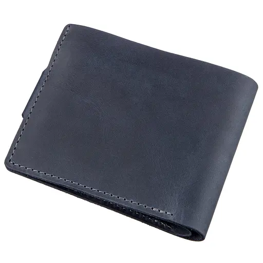 Мужской кожаный кошелек Grande Pelle 9х11х3 см acs0015849 - фото 2