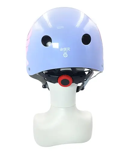 Комплект детский шлем и защита Yongkang GB24429-2009 S (5-9 л) фиолетовый крылья (G0001963) - фото 5