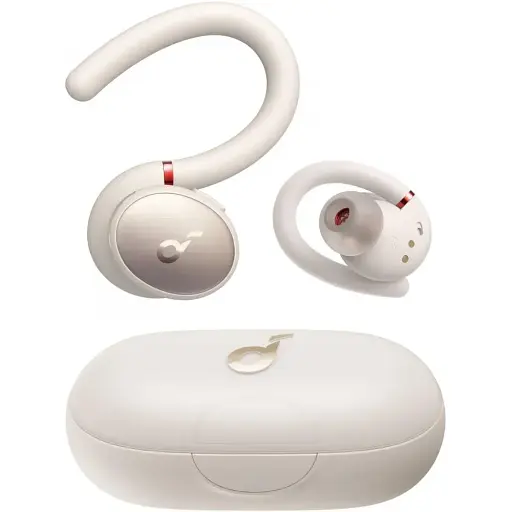 Навушники TWS Anker SoundCore Sport X10 Oat White (A3961G21) - фото 3