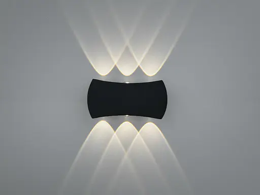 Фасадний LED світильник білий 4 промені 4 Вт - фото 1