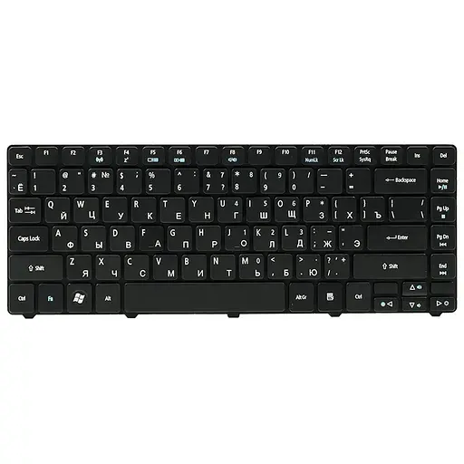 Клавиатура для ноутбука ACER Aspire 3810 черный, черный фрейм
