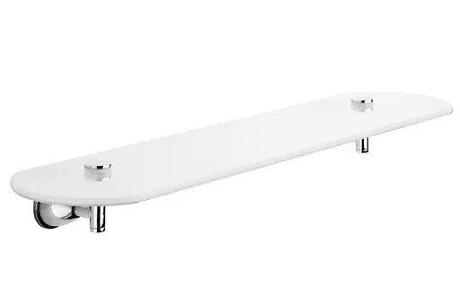 Полиця у ванну GE19-13 55см Хром скло