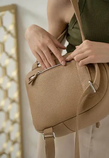 Кожаный рюкзак Groove S карамель флотар - фото 6