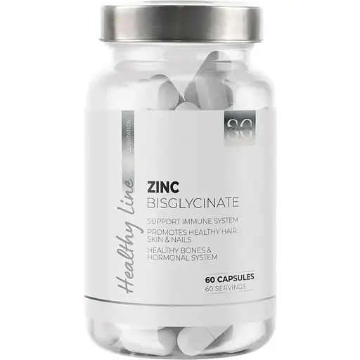 Бісгліцинат цинку Sport Generation Healthy Line Zinc Bisglycinate, 60 капсул