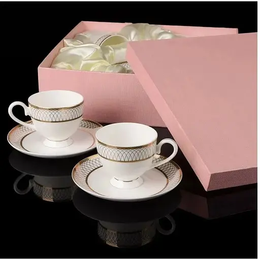 Набір чайних чашок із блюдцями NP83SETTEA 4+4 - фото 7