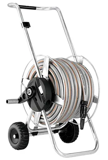 Візок для поливального шлангу Claber Metal Compact Pronto 25 (81964) - фото 1
