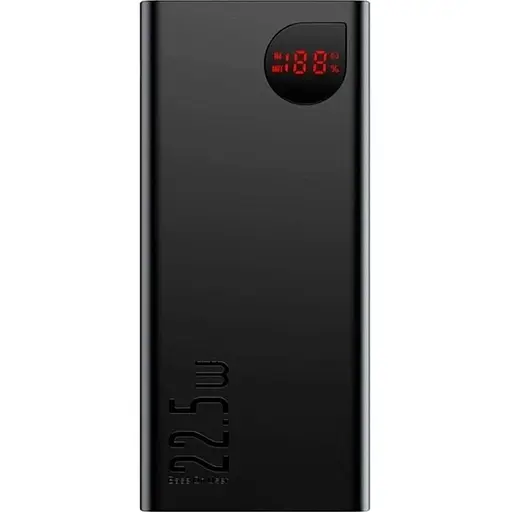 Зовнішній акумулятор Baseus Adaman Metal Digital Display 20000mAh 22.5W 2021 Editon (PPAD000101) [104999]
