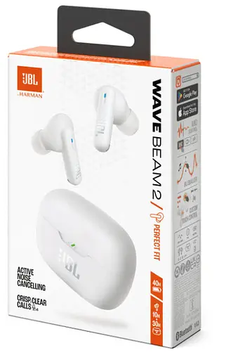 Гарнитура JBL WAVE BEAM 2 White (JBLWBEAM2WHT) - фото 11