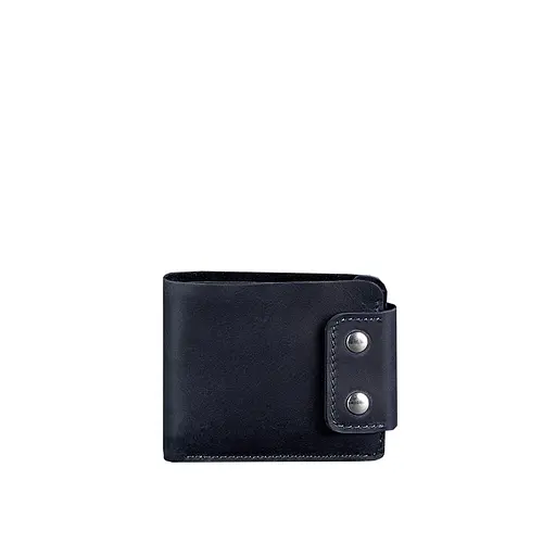 Мужской кожаный портмоне Zeus 9.0 синий Crazy Horse - фото 6