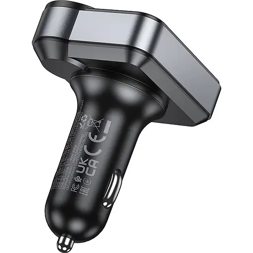 FM-трансмиттер Hoco E86 Alegria Black (646956) [138732] - фото 6