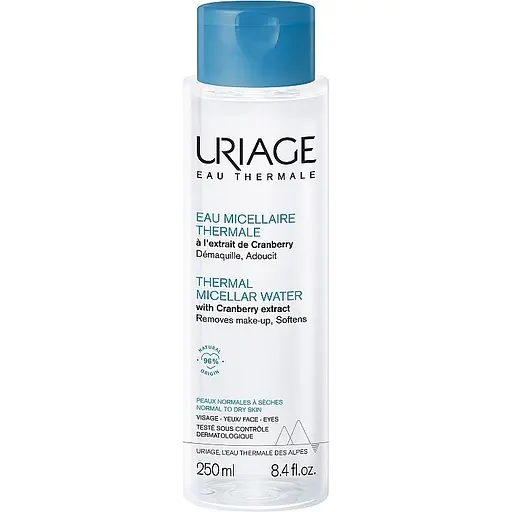 Мицеллярная термальная вода Uriage Thermal Micellar Water для нормальной и сухой кожи 250 мл - фото 1