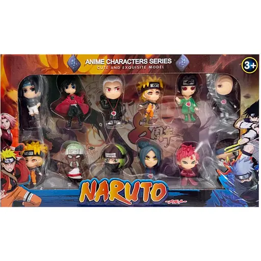Дитячий ігровий набір фігурок Naruto Bambi ZS222-75-2 12 героїв - фото 1