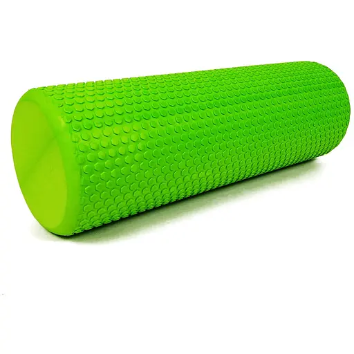 Массажный ролик EasyFit Foam Roller 45 см Зеленый (EF-2030-GN) - фото 1