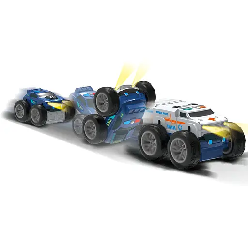 Машинка іграшкова Revolt Rescue Racers на радіокеруванні двостороння сіро-синя (TG1009BLUE) - фото 8