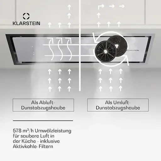Вытяжка Klarstein High Line Eco 90 (10045361) - фото 6