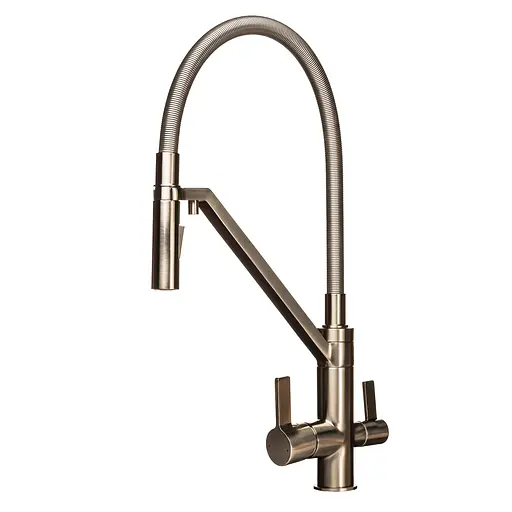 Смеситель для кухни под осмос Topaz Sardinia TS 8812-H24-PVD-S Нержавеющая сталь - фото 3