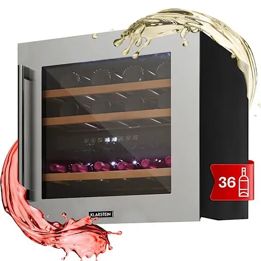 Холодильник винний вбудований KLARSTEIN Vinsider 36 2 зони (10033682) - фото 2