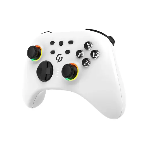 Геймпад GamePro GPX13W 2.4G/BT 5.1/USB/PC/iOS/Android RGB White (GPX13W) - фото 2