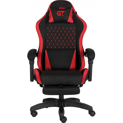 Геймерське крісло GT Racer (X-2339 Fabric Black/Red)
