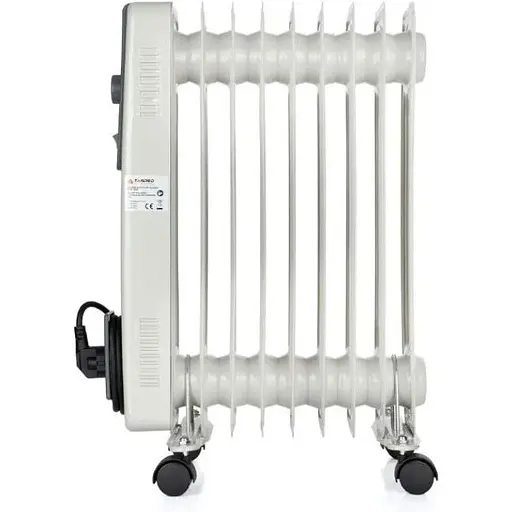 Электрический радиатор Tagred 2.0 кВт площадь обогрева 20 кв.м напольный белый 8 секций (TA920) - фото 3