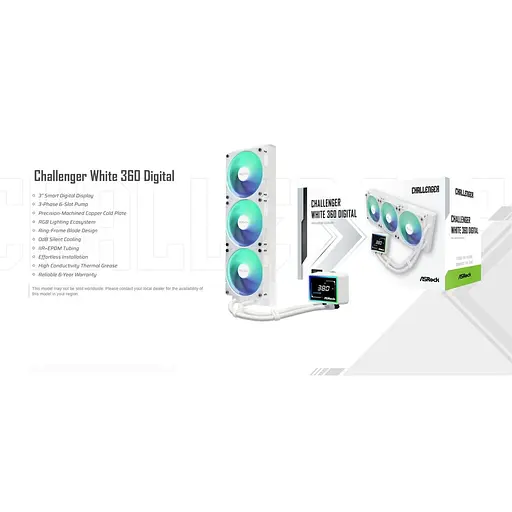 СВО AsRock Challenger White 360 Digital (CHALLENGER WHITE 360 DIGITAL) - фото 13