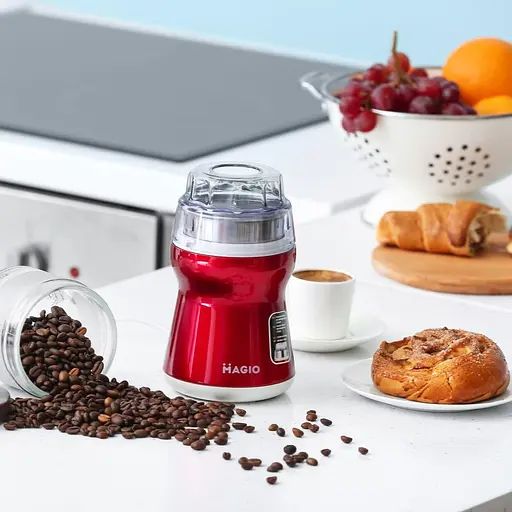 Электрическая кофемолка для дома Magio MG-200 мини кофемолки ножевые измельчитель кофейных зерен - фото 3