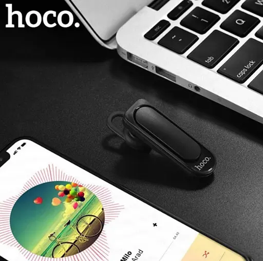 Бездротова Bluetooth-гарнітура Hoco E23 Black - фото 8