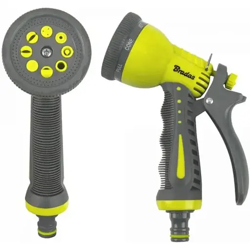 Пістолет Bradas LIME LINE 8-функціональний ZEBRA TWIN LE-5111 - фото 1