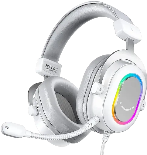 Наушники Fifine H6 RGB White
