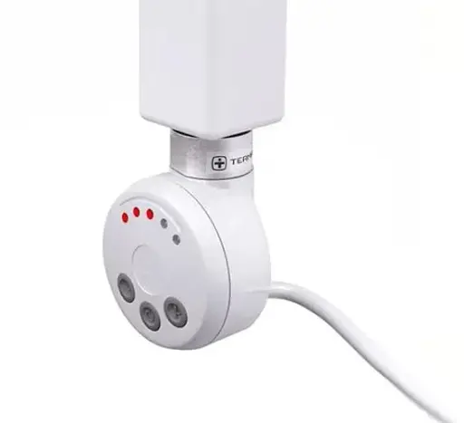 ТЕН для рушникосушки Terma MEG з електронним термостатом 600W Білий + трійник 30412 - фото 6