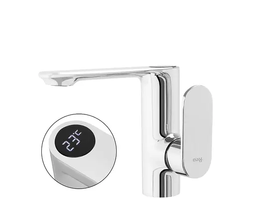 Смеситель для умывальника Rea Mils Lcd низкий хром REA-B2000 Хром - фото 1