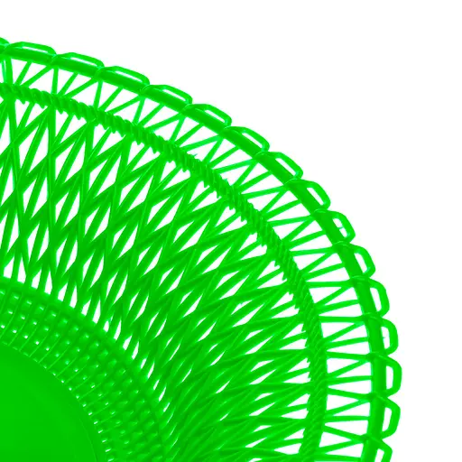 Фруктовниця пластикова кругла тарілка підставка для фруктів Ø 28 см Зелений 87876 - фото 5