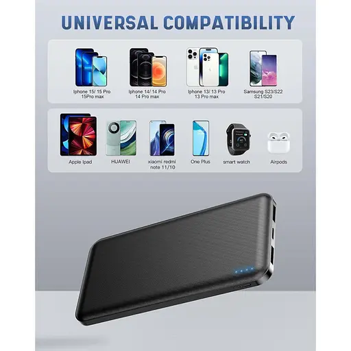 Повербанк Power Bank Acmaker Q1071 портативний зарядний пристрій 10000mAh - фото 3