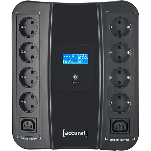 Джерело безперебійного живлення Accurat Flux 850 850VA 510W 165Vac-275Vac - фото 2