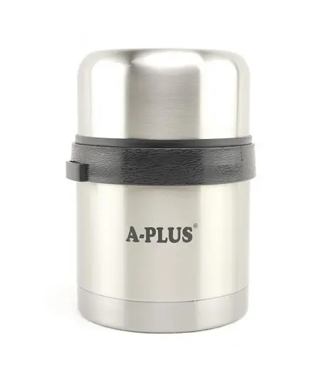 Термос харчовий з нержавіючої сталі A-PLUS 1662 500 ml з чохлом - фото 4