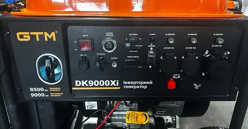 Генератор інверторний GTM 8,5/9,0 кВт, однофазний, ручний/едектро запуск (DK9000Xi) - фото 4