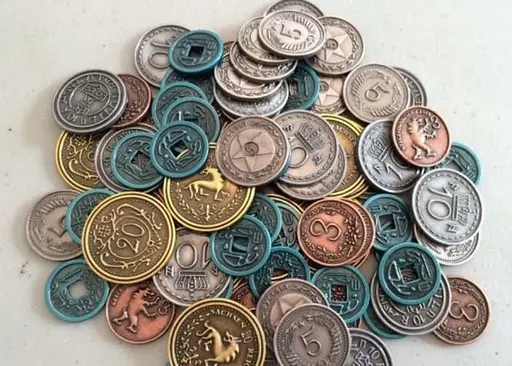 Аксесуар Stonemaier Games Коса металеві монети Scythe Metal Coins (GKCH005-4) - фото 2